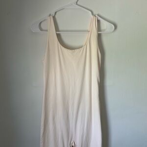 Cream Sleeveless Bodysuit